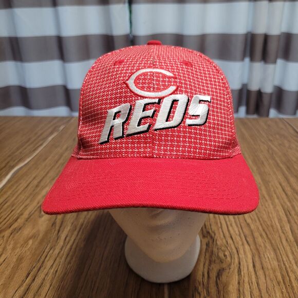 Logo Athletic Other - Cincinnati Reds Hat Cap Adult Red Check Vintage Logo Athletic Wool Blend